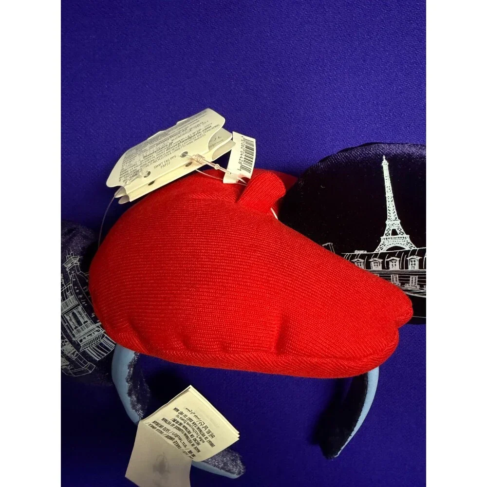 2026 Disney EPCOT World Showcase France Beret Minnie Ears Headband NEW